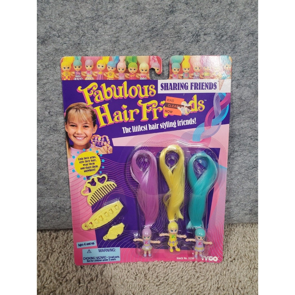 Vintage 1994 Tyco Fabulous Hair Friends -‎ True Friends Dolls